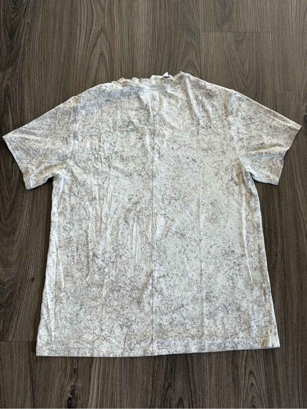 Lululemon All Yours Tee Shirt - Light Gray Mineral Wash - Picture 4 of 5